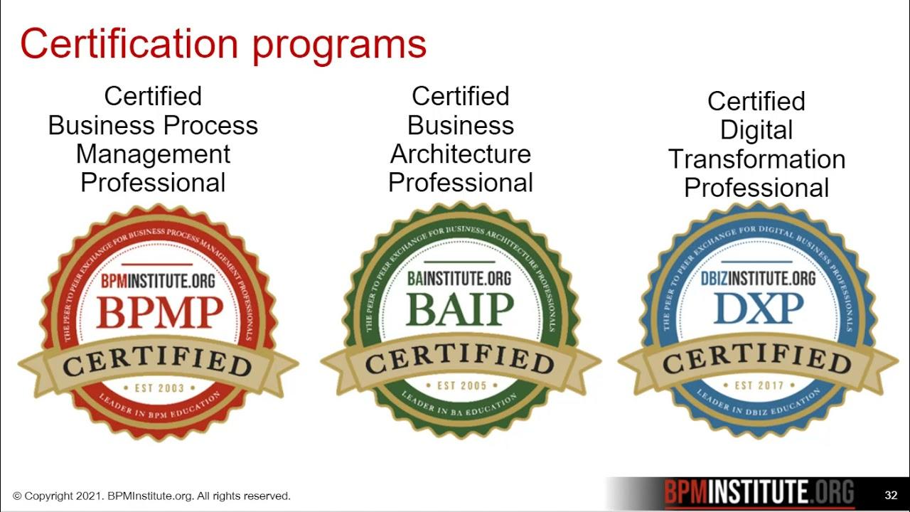 4) Certified Business Process Manager (CBPM) - Aimed at practitioners who wish to manage business processes holistically, this certification emphasizes strategy, governance, ⁤and performance ⁤optimization, ensuring that certified individuals can deliver tangible business results