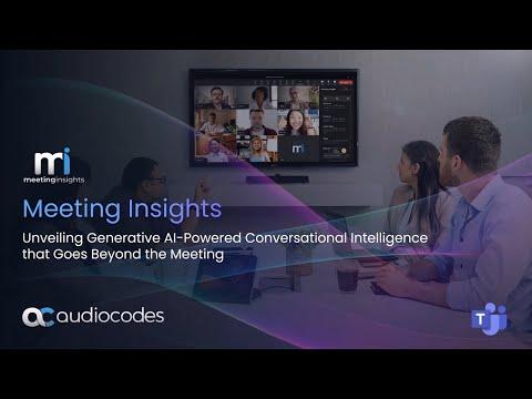 3) Intelligent Meeting Insights: Data-Driven Decisions at Your Fingertips